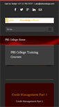 Mobile Screenshot of pbscollege.com