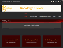 Tablet Screenshot of pbscollege.com